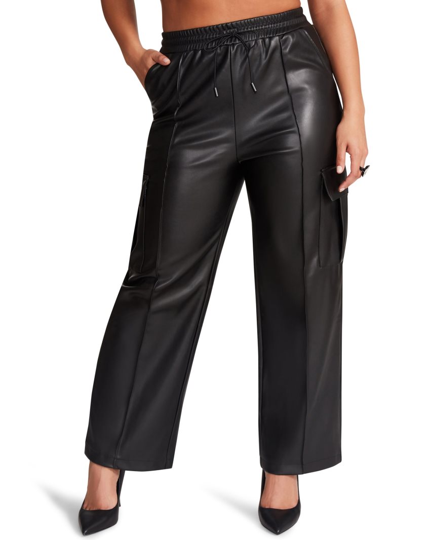 Black Steve Madden Kourt Women's Pants | PH 1638OIE